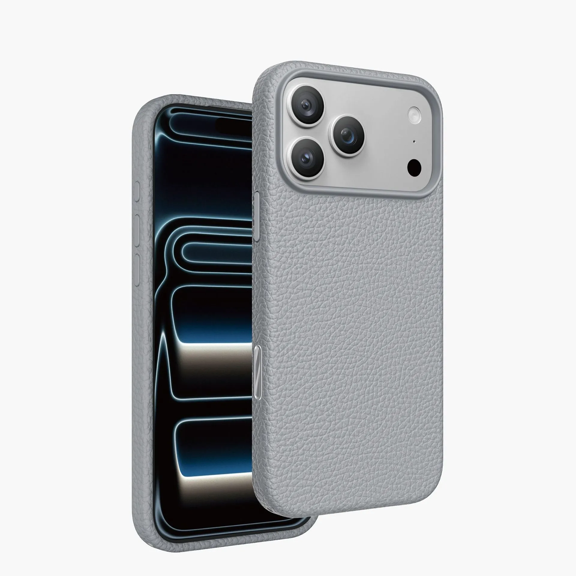 Чехол защитный KEEPHONE LYCUCCI для iPhone 17 Pro / iPhone 18 Pro, серыйphoto0