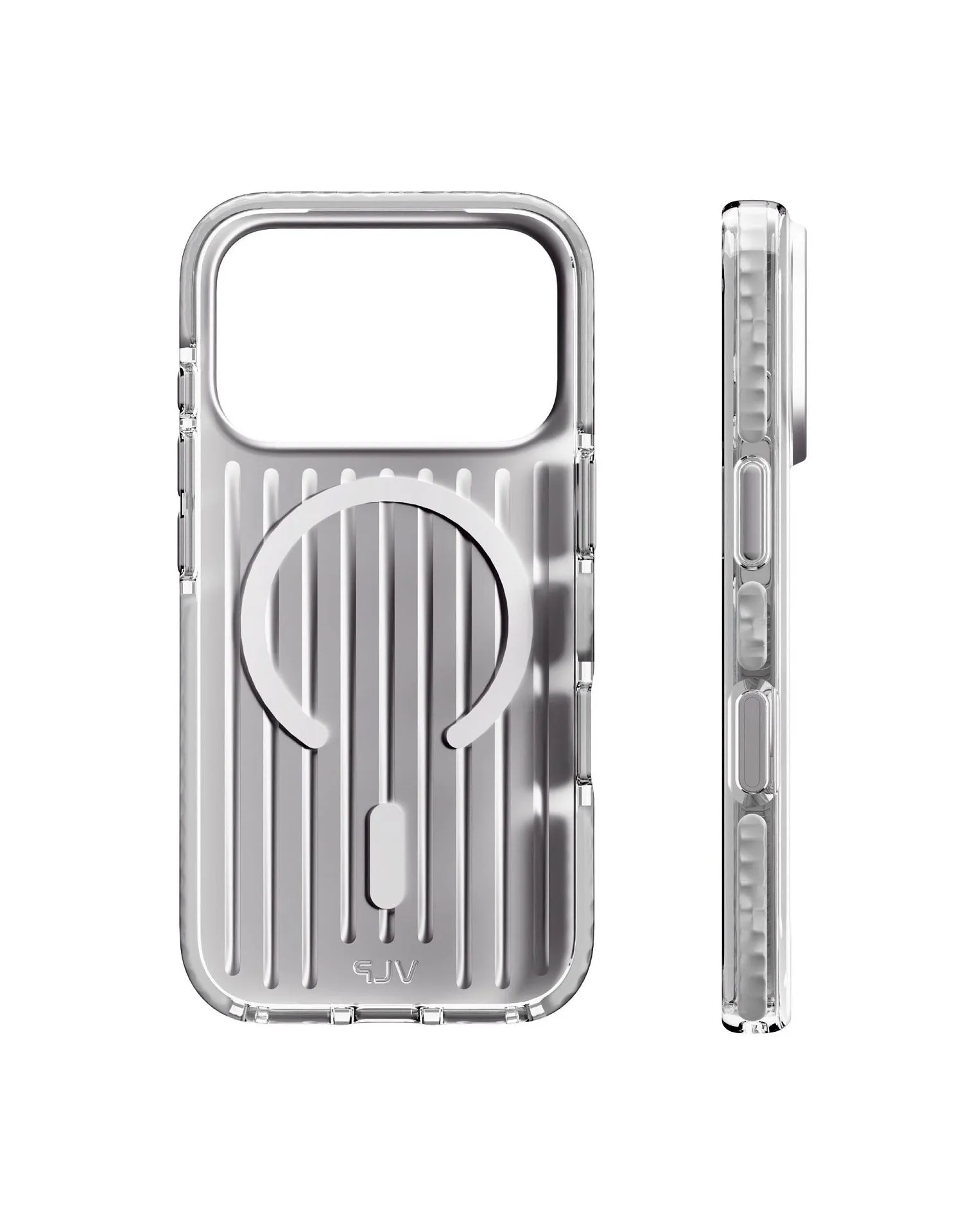 Чехол защитный VLP Pulse Case с MagSafe для iPhone 18 Pro, серебристыйphoto7
