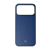 Чехол Magssory Aramid Frame Case для iPhone 18 Pro Max, пиксельный синий