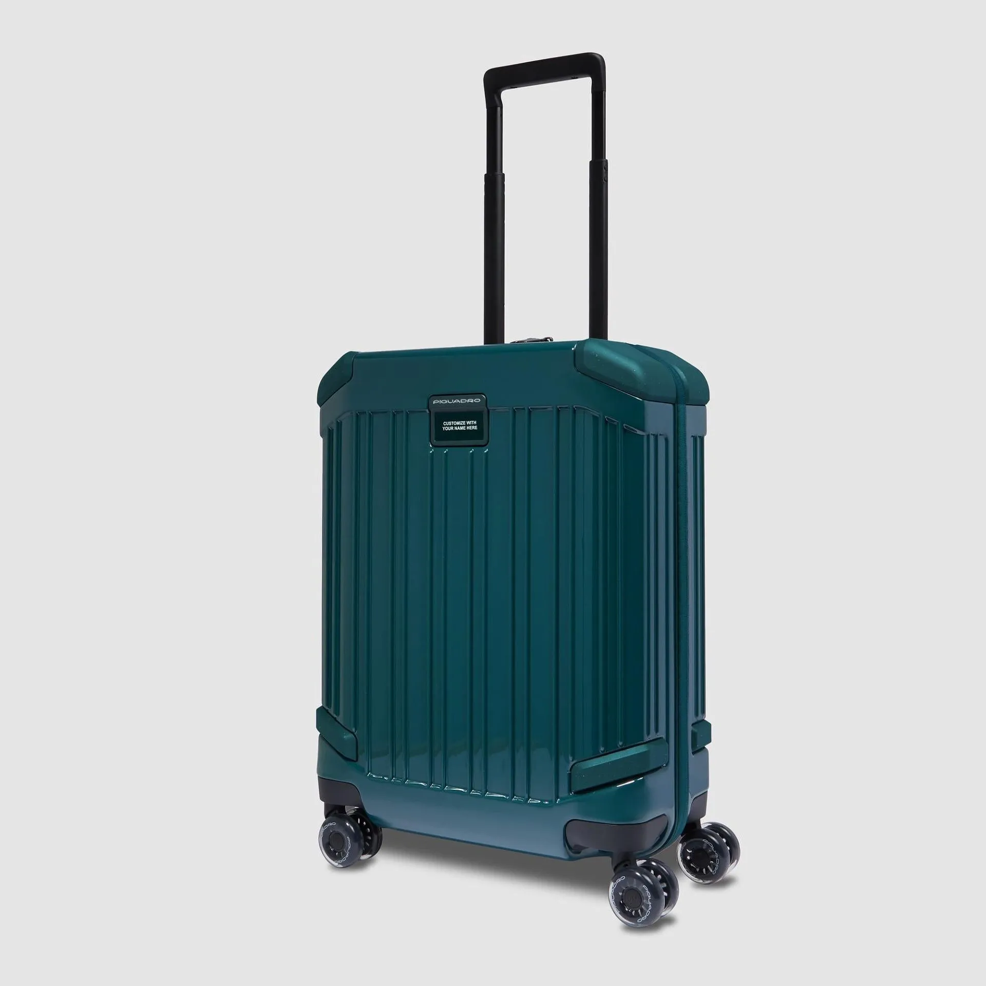 Чемодан для ручной клади с замком TSA, поликарбонат Piquadro BV4425POP/VE, зелёныйphoto1