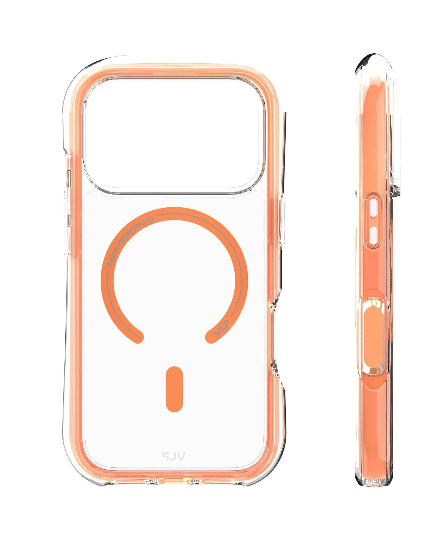 Чехол защитный VLP Bubble Case с MagSafe для iPhone 17 Pro, оранжевыйphoto4