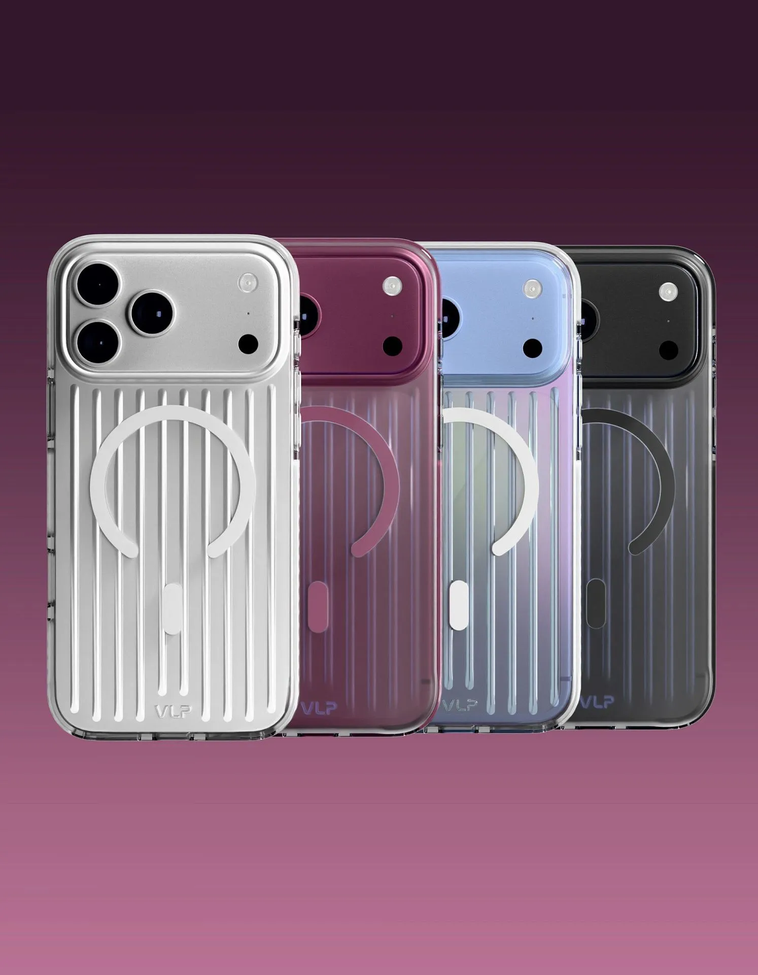 Чехол защитный VLP Pulse Case с MagSafe для iPhone 18 Pro Max, темно-вишневыйphoto7
