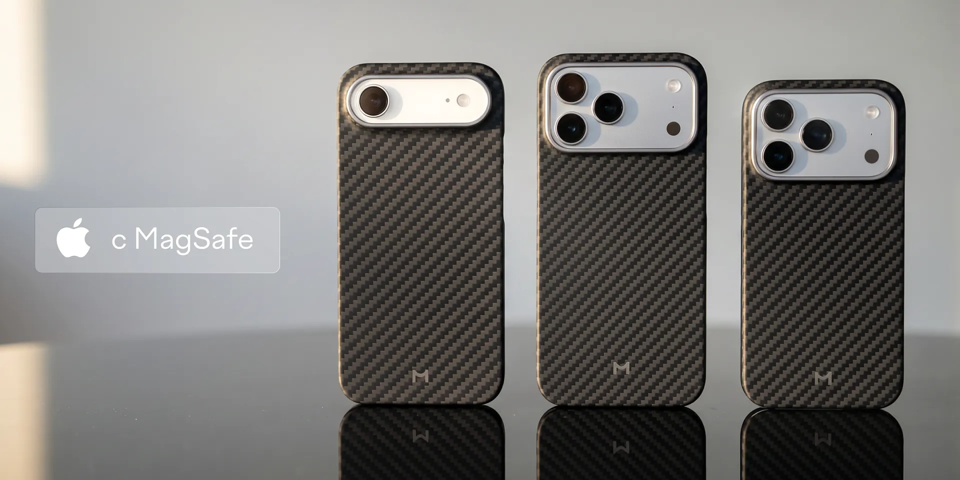 Magssory Aramid Frame Case for iPhone 17 Pro, MagSafe Compatible, синийphoto14