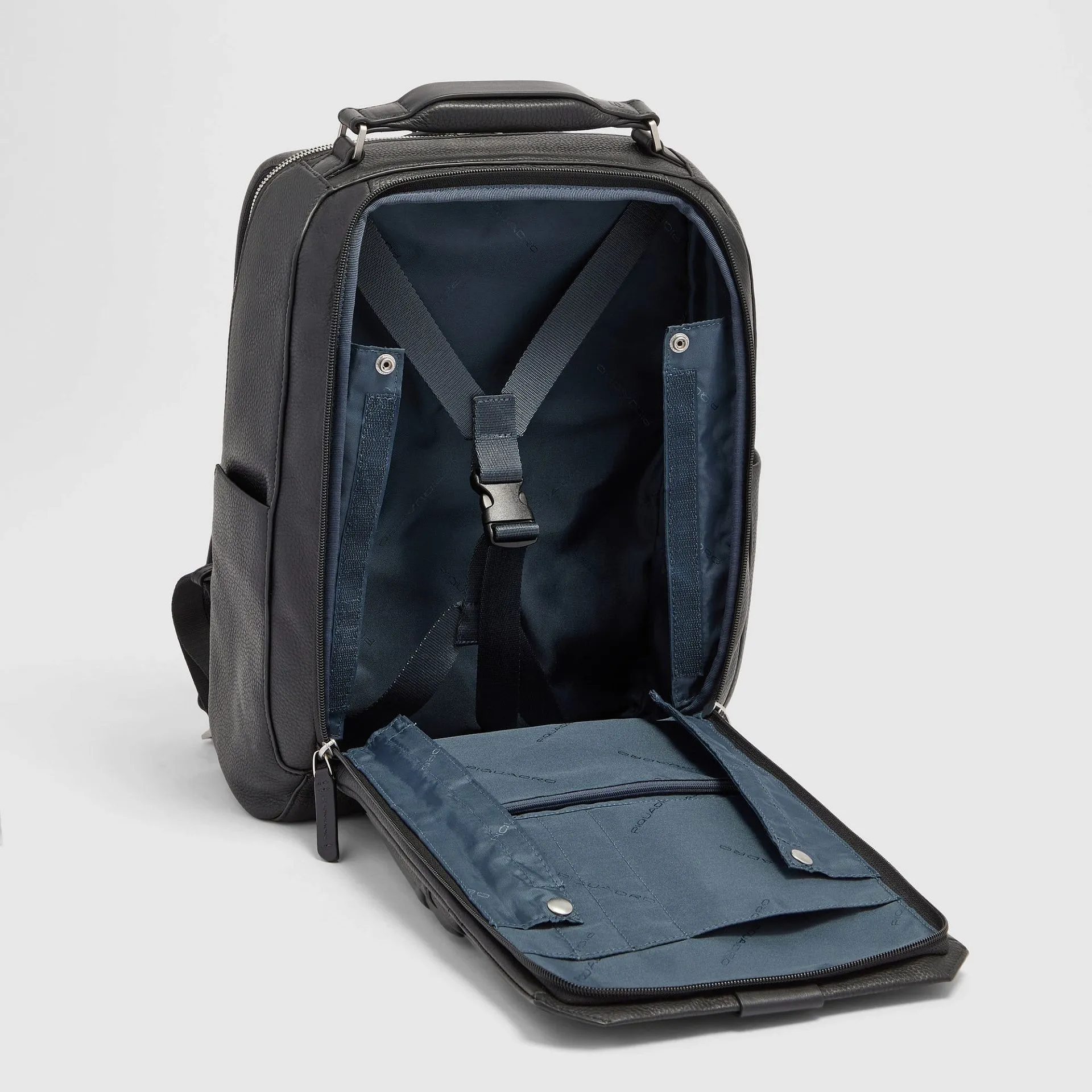Кожаный рюкзак для ноутбука 14" с RFID-защитой Piquadro CA7157W144/N, чёрныйphoto3