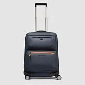 Тканевый чемодан для ручной клади на 4 колёсах Piquadro BV6377C2OW/BLU, синий