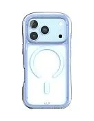 Чехол защитный VLP Bubble Case с MagSafe для iPhone 18 Pro, голубой