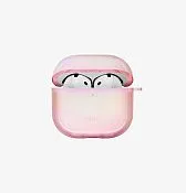 Чехол UNIQ Iridescia для AirPods 4 / AirPods 5, голографический розовый (pink prism)