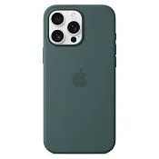 Силиконовый чехол MagSafe для iPhone 16 Pro Max Темно-зеленый