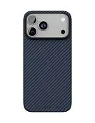 Чехол защитный VLP Kevlar Case с MagSafe для iPhone 17 Pro Max, синий