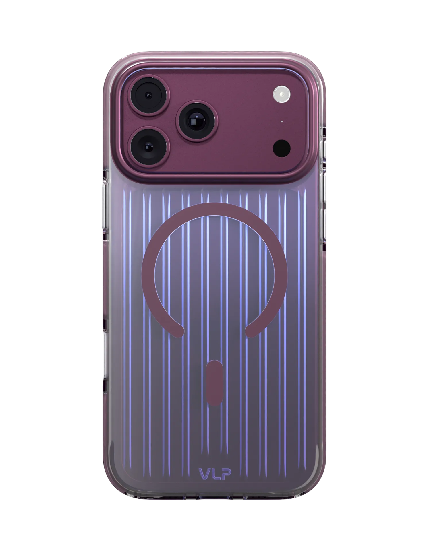 Чехол защитный VLP Pulse Case с MagSafe для iPhone 18 Pro Max, темно-вишневыйphoto0