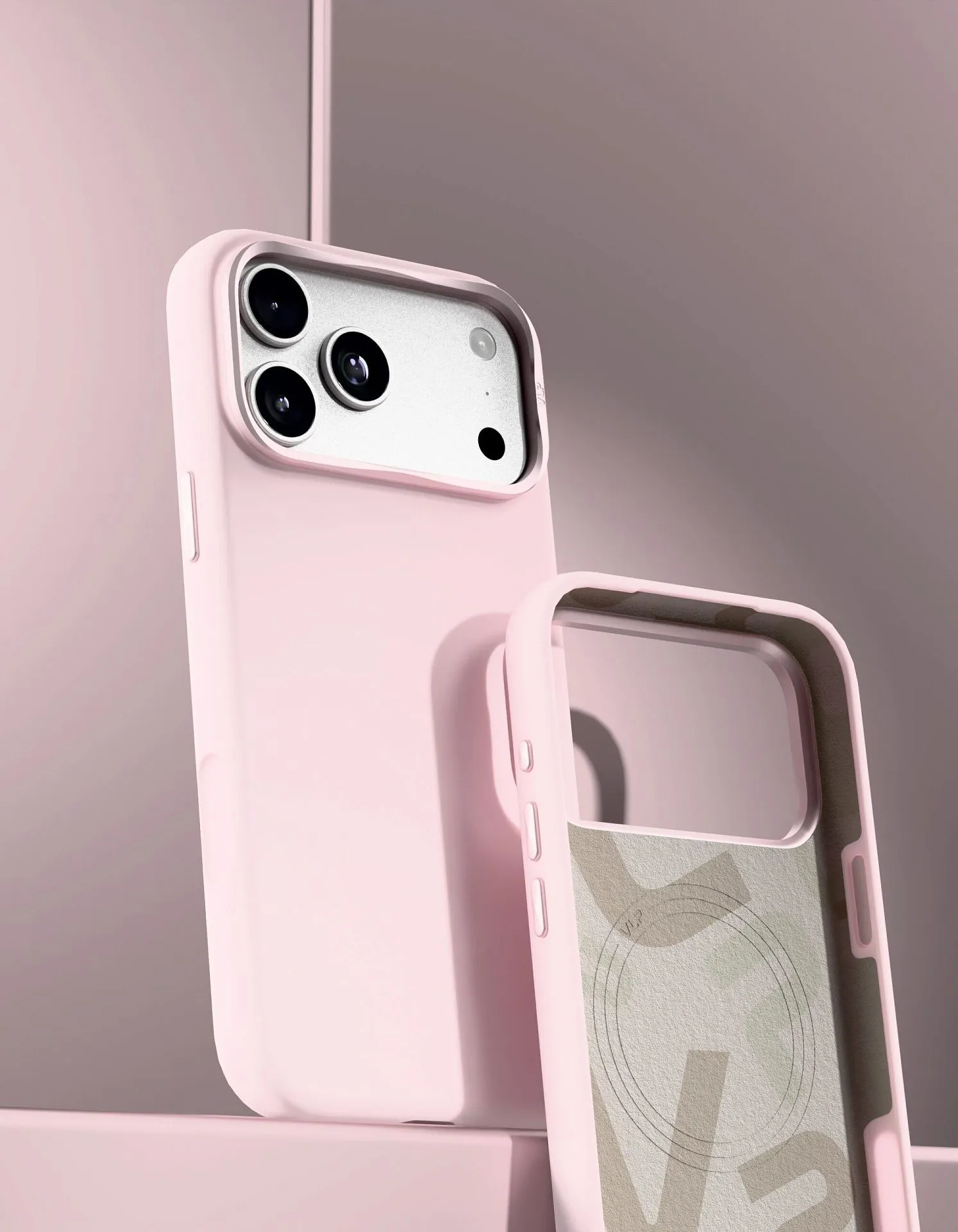 Чехол защитный VLP Aster Pro Case с MagSafe для iPhone 18 Pro Max, розовыйphoto1