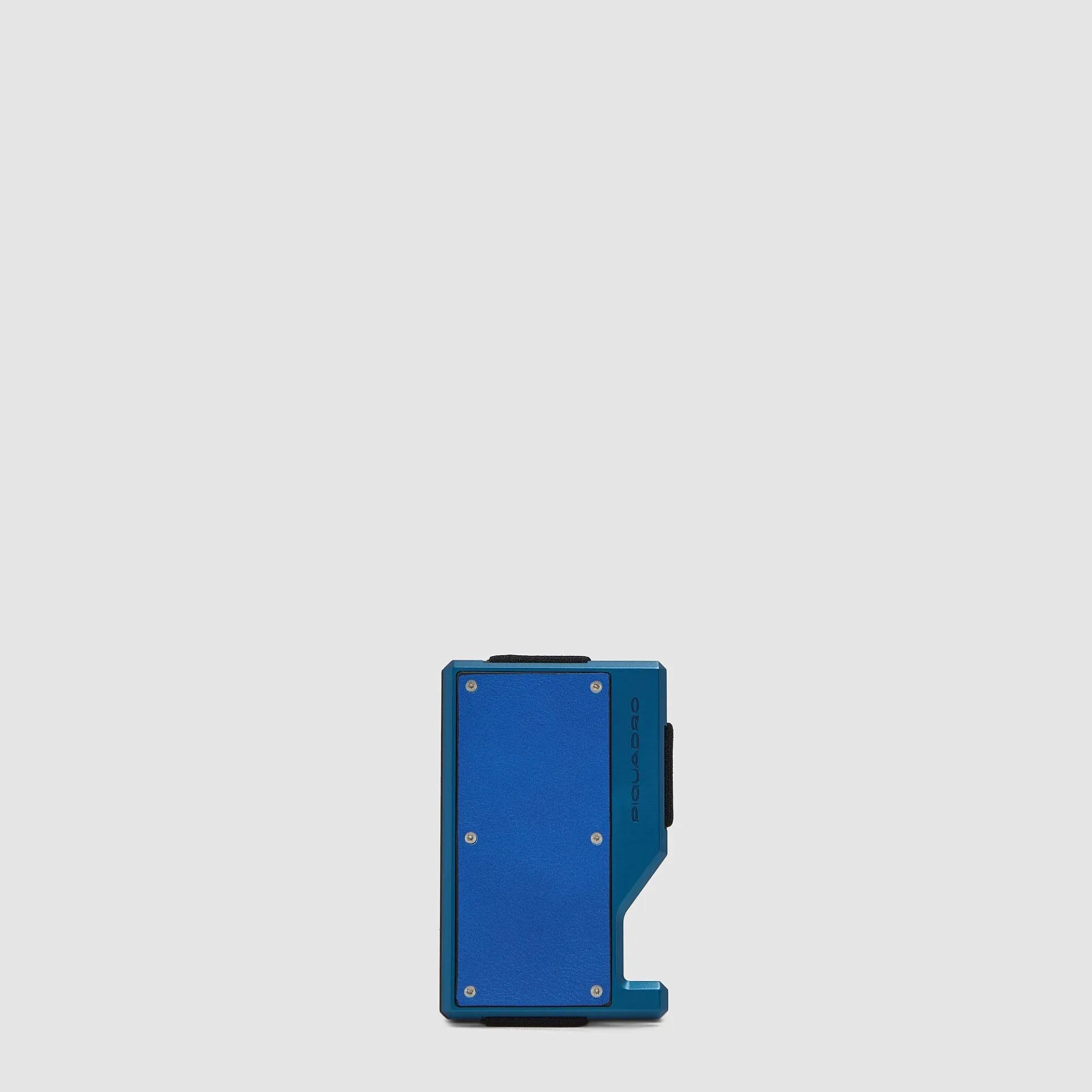 Кожаный кардхолдер MagSafe с RFID-защитой Piquadro PP7203S145R/BLU, синийphoto0