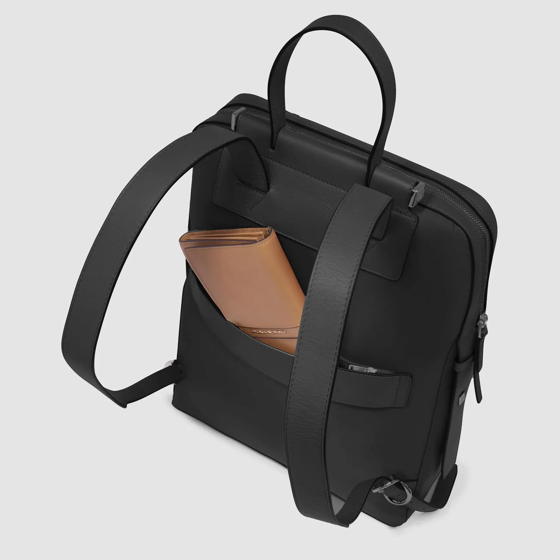 Женский рюкзак для ноутбука 14" из переработанной ткани Piquadro CA4576W92T/N, чёрныйphoto3