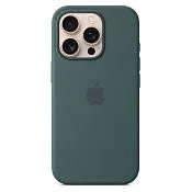 Силиконовый чехол MagSafe для iPhone 16 Pro Темно-зеленый