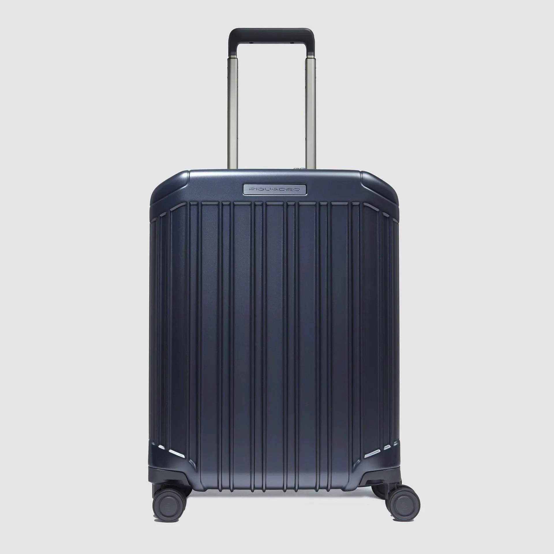 Жёсткий чемодан для ручной клади с замком TSA Piquadro BV4425PQL/BLUO, матовый синийphoto0