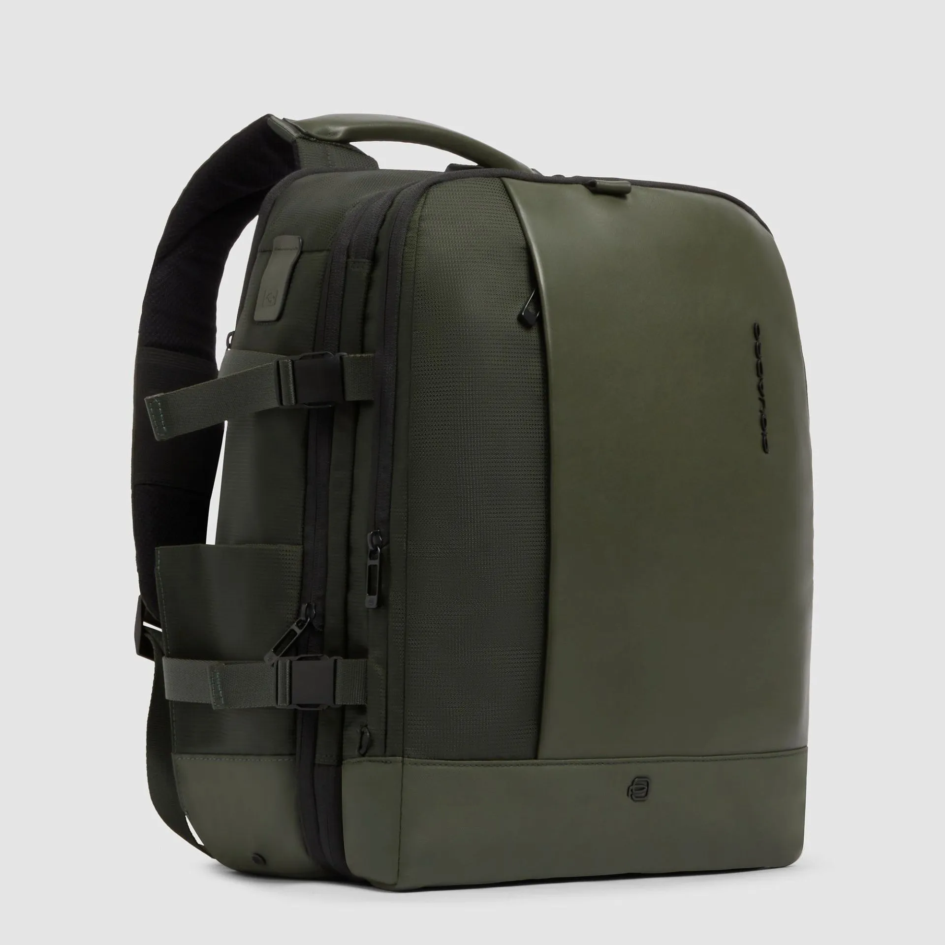 Дорожный рюкзак для ноутбука 15,6" с расширением объёма Piquadro CA7192W145/VE, зелёныйphoto1