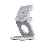 Зарядная станция Magssory Fold 3 в 1 для Samsung Silver