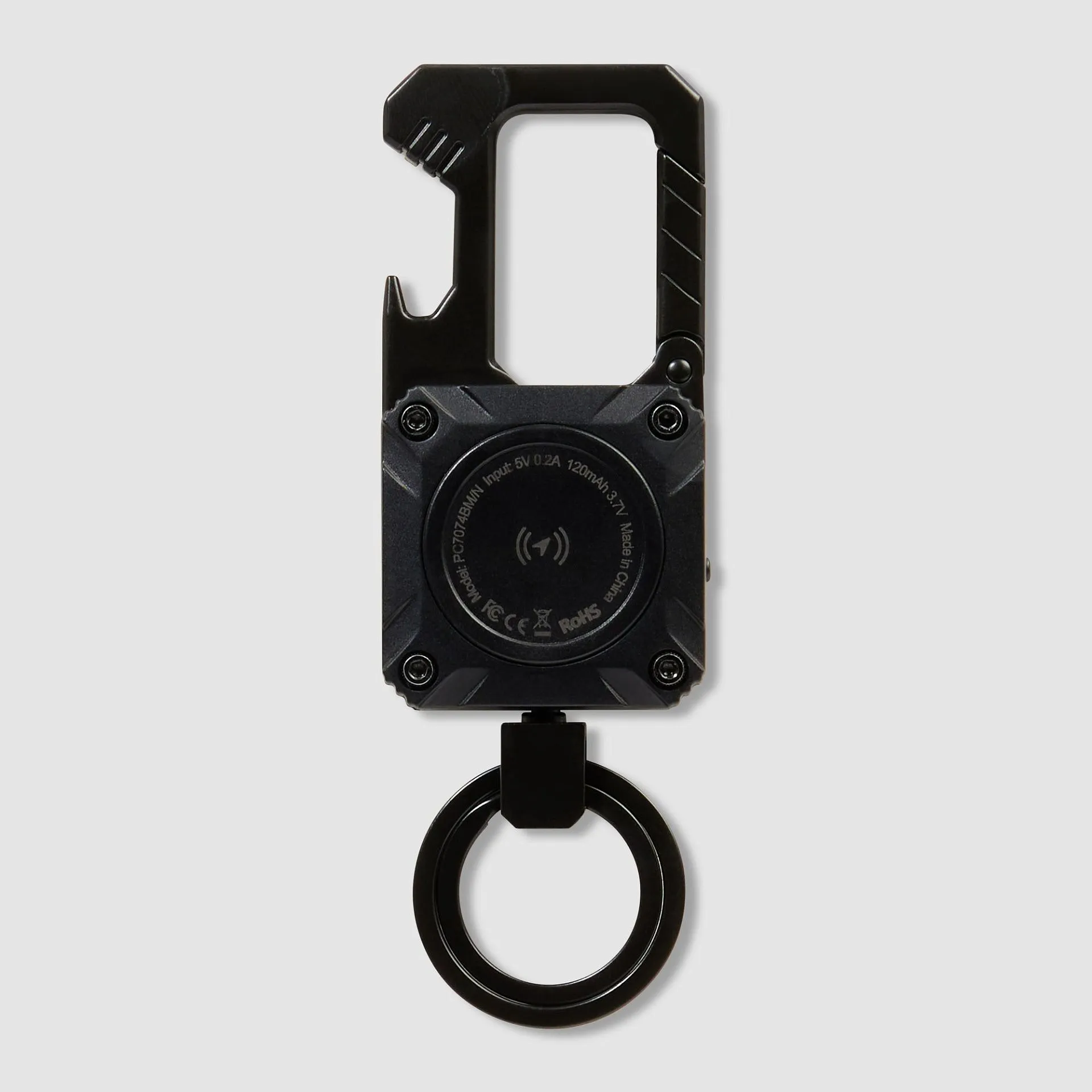 Металлический брелок для ключей с трекером Find My Piquadro PC7074BM/N, чёрныйphoto1