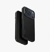 Чехол UNIQ Keva Edge для iPhone 17 Pro, черный (Black)