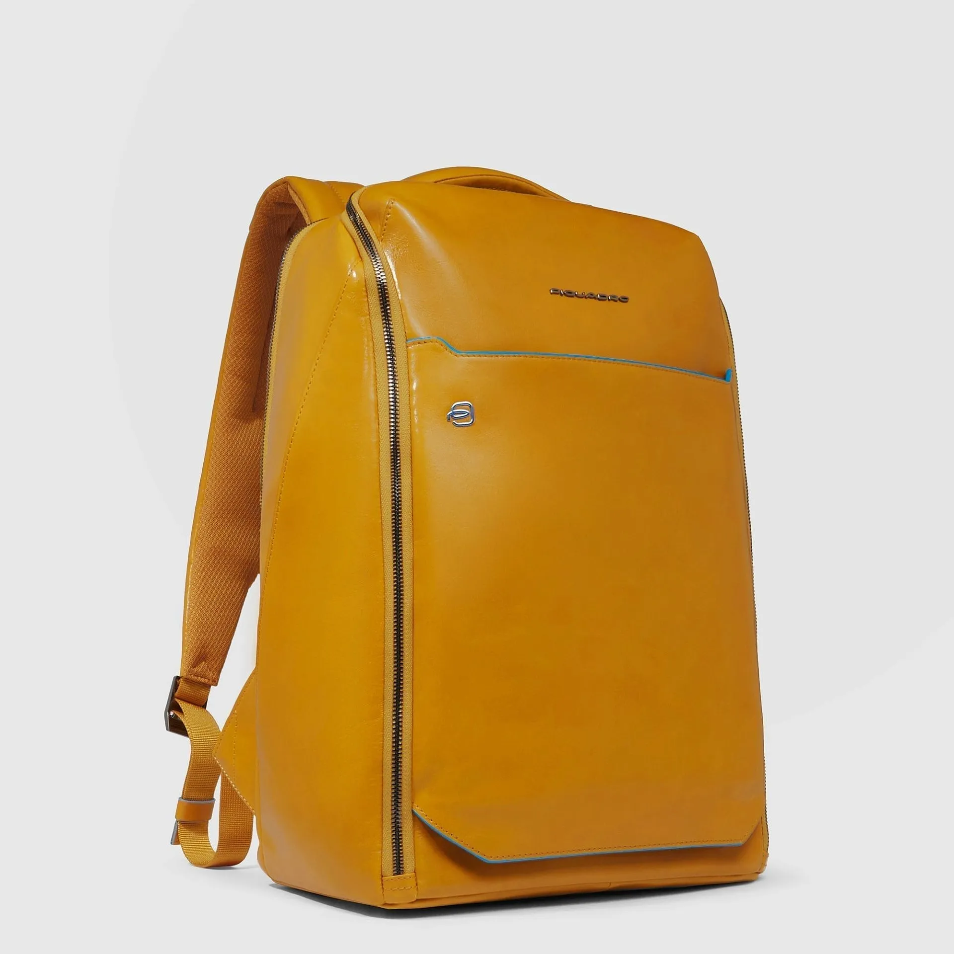 Кожаный рюкзак для ноутбука 14" с RFID-защитой Piquadro CA6591B2/G, жёлтыйphoto1