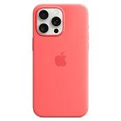 Силиконовый чехол MagSafe для iPhone 15 Pro Max Гуава