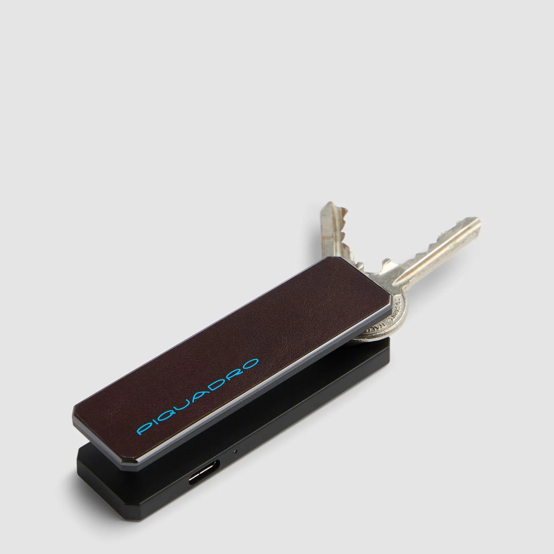 Кожаный брелок для ключей с трекером Find My Piquadro PC7287B2/MO, коричневыйphoto2