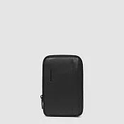 Кожаная сумка на шею для телефона с защитой RFID Piquadro AC6847W137R/N, чёрный