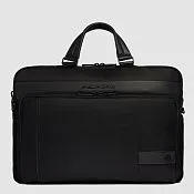 Сумка для ноутбука 15,6" Fast Check, кожа и текстиль Piquadro CA6637W129/N, чёрный