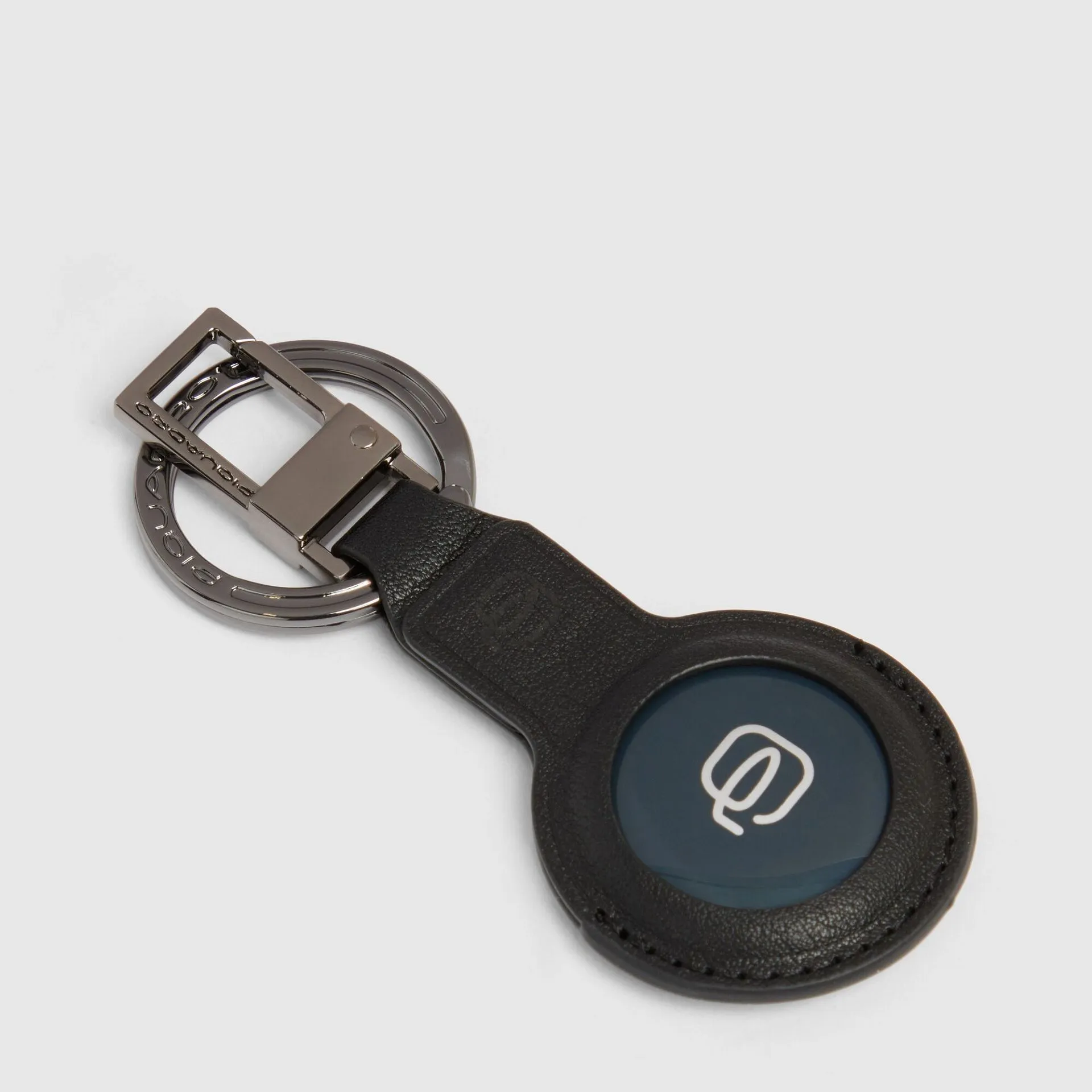 Кожаный брелок для ключей с отсеком под Bluetooth-трекер Piquadro AC7077B3/N, чёрныйphoto0