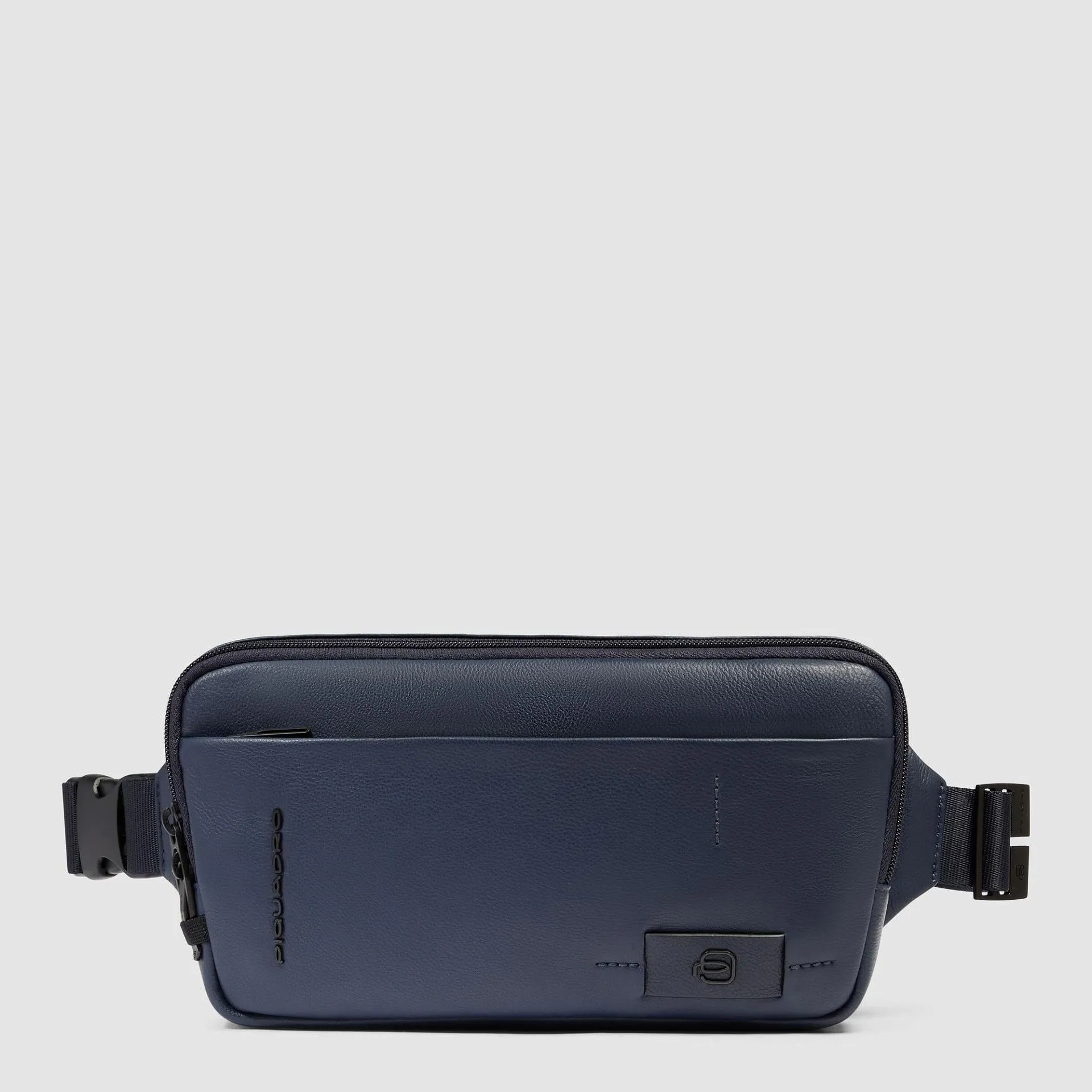 Мужская поясная сумка из кожи с защитой RFID Piquadro CA6204W137/BLU, синийphoto0