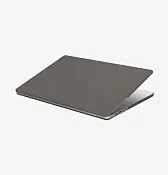Чехол UNIQ Claro для MacBook Pro 14" (M1-M5 PRO/MAX 2026), серый (Matte Smoke)