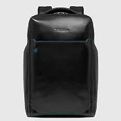 Кожаный рюкзак для ноутбука 15,6" Blue Square Piquadro CA6593B2/N, чёрный