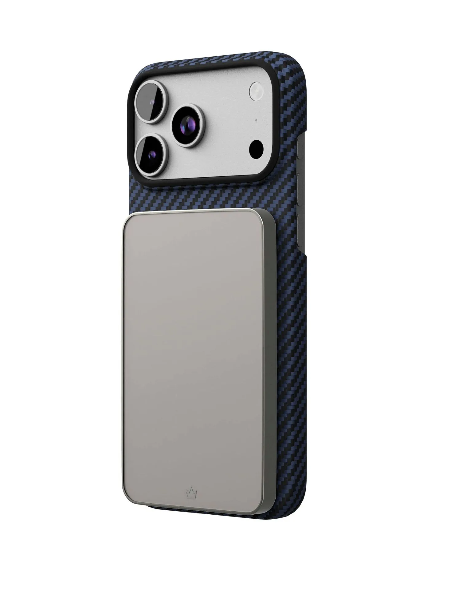 Чехол защитный VLP Kevlar Case с MagSafe для iPhone 17 Pro Max, синийphoto4