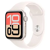 Apple Watch SE 3, 40 мм корпус из алюминия цвета Сияющая звезда, спортивный ремешок цвета Светлый румянец