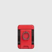 Кожаный картхолдер MagSafe с кольцом-подставкой Piquadro PP7284S145R/AR, оранжевый