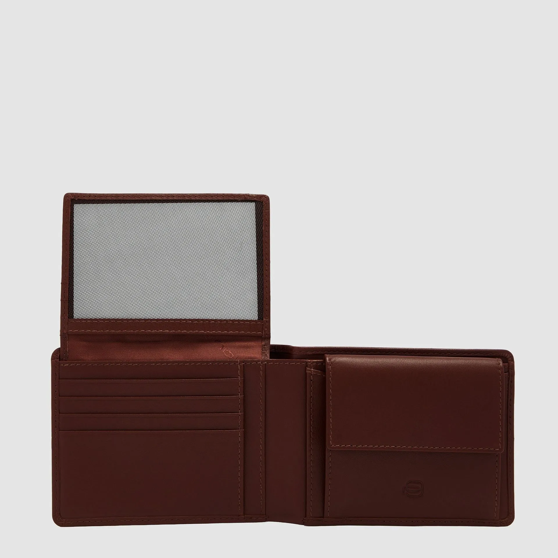 Кожаное портмоне с RFID-защитой и 7 отделениями для карт Piquadro PU1392W149R/CU, коричневыйphoto3