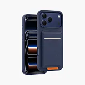 Чехол защитный KEEPHONE SUEDEA для iPhone 17 Pro Max / iPhone 18 Pro Max, темно-синий