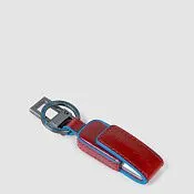 Кожаный брелок с USB-накопителем 256 ГБ Piquadro AC6567B2/R, красный