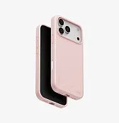 Чехол UNIQ Lino для iPhone 18 Pro Max, розовый (pale rose)