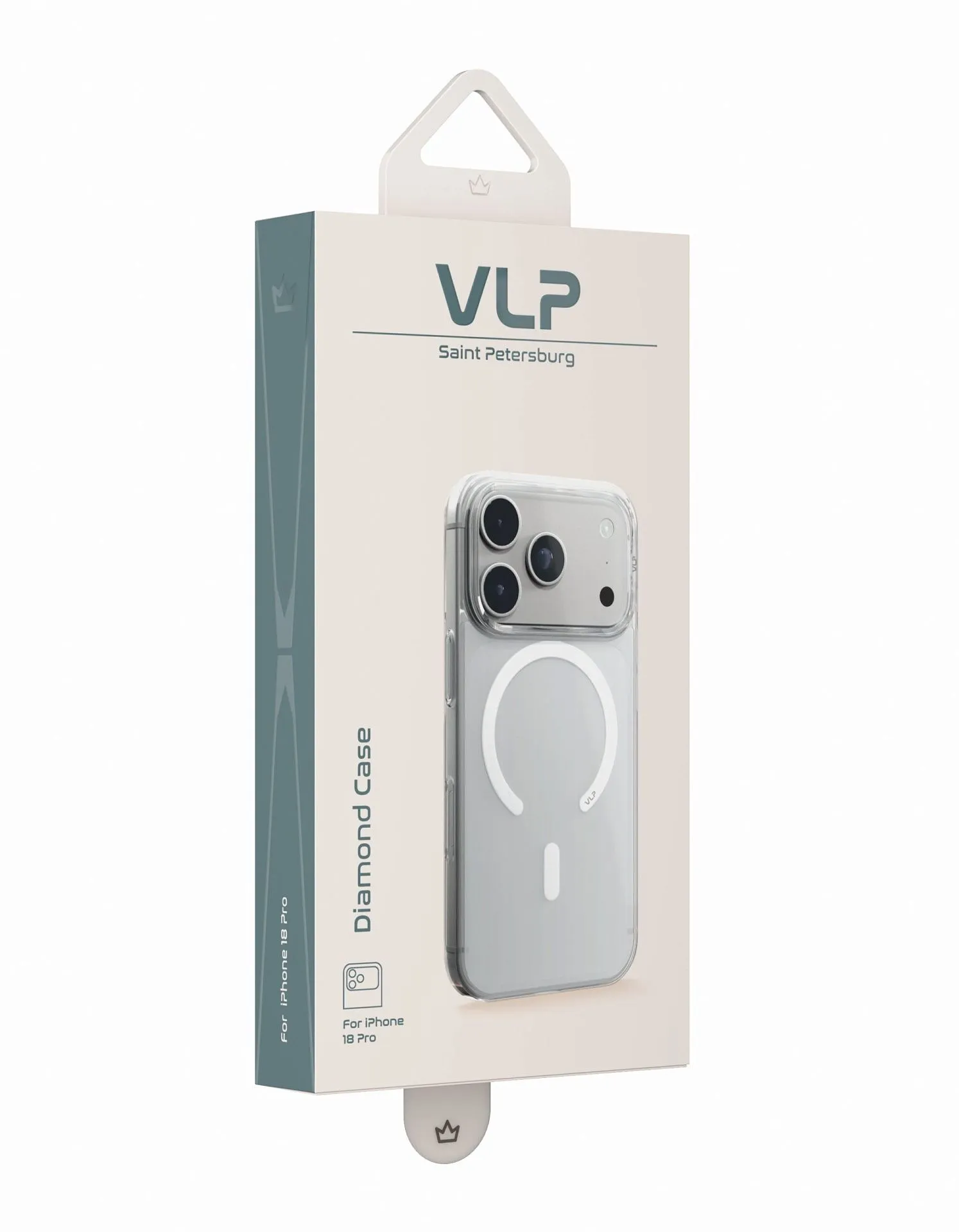 Чехол защитный VLP Diamond Case с MagSafe для iPhone 18 Pro, прозрачныйphoto7