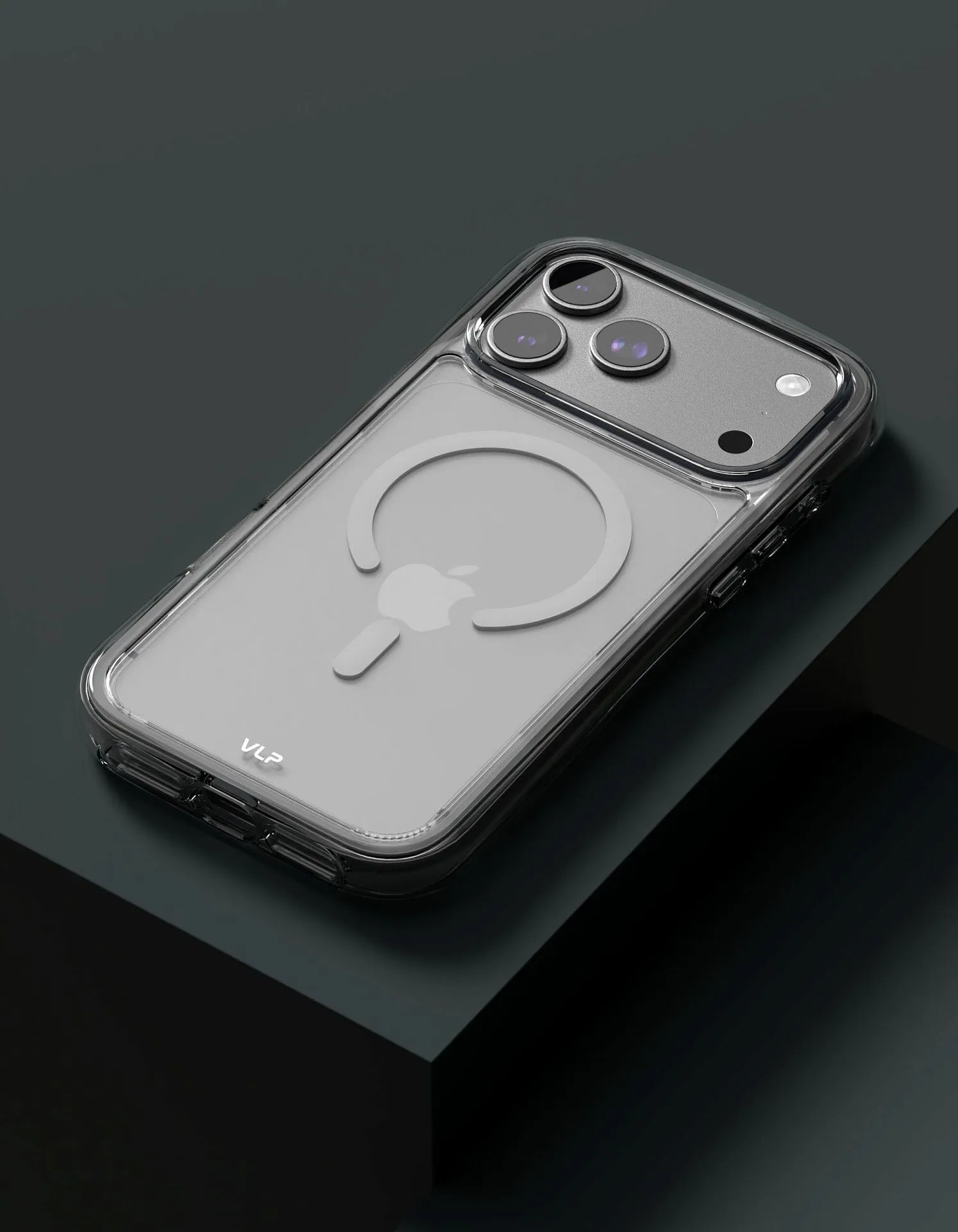 Чехол защитный VLP Bubble Case с MagSafe для iPhone 17 Pro Max, белыйphoto1
