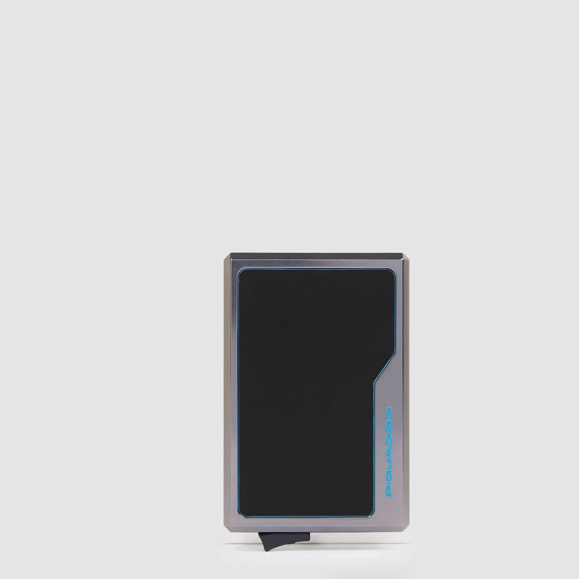 Кардхолдер MagSafe из алюминия и кожи, RFID-защита Piquadro PP7072B2R/N, чёрныйphoto0