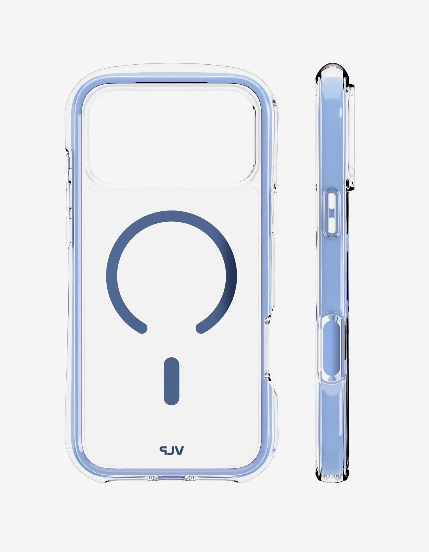 Чехол защитный VLP Bubble Case с MagSafe для iPhone 18 Pro, голубойphoto3