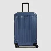 Чемодан средний расширяемый на 4 колёсах, замок TSA Piquadro BV4427POP/AV, синий