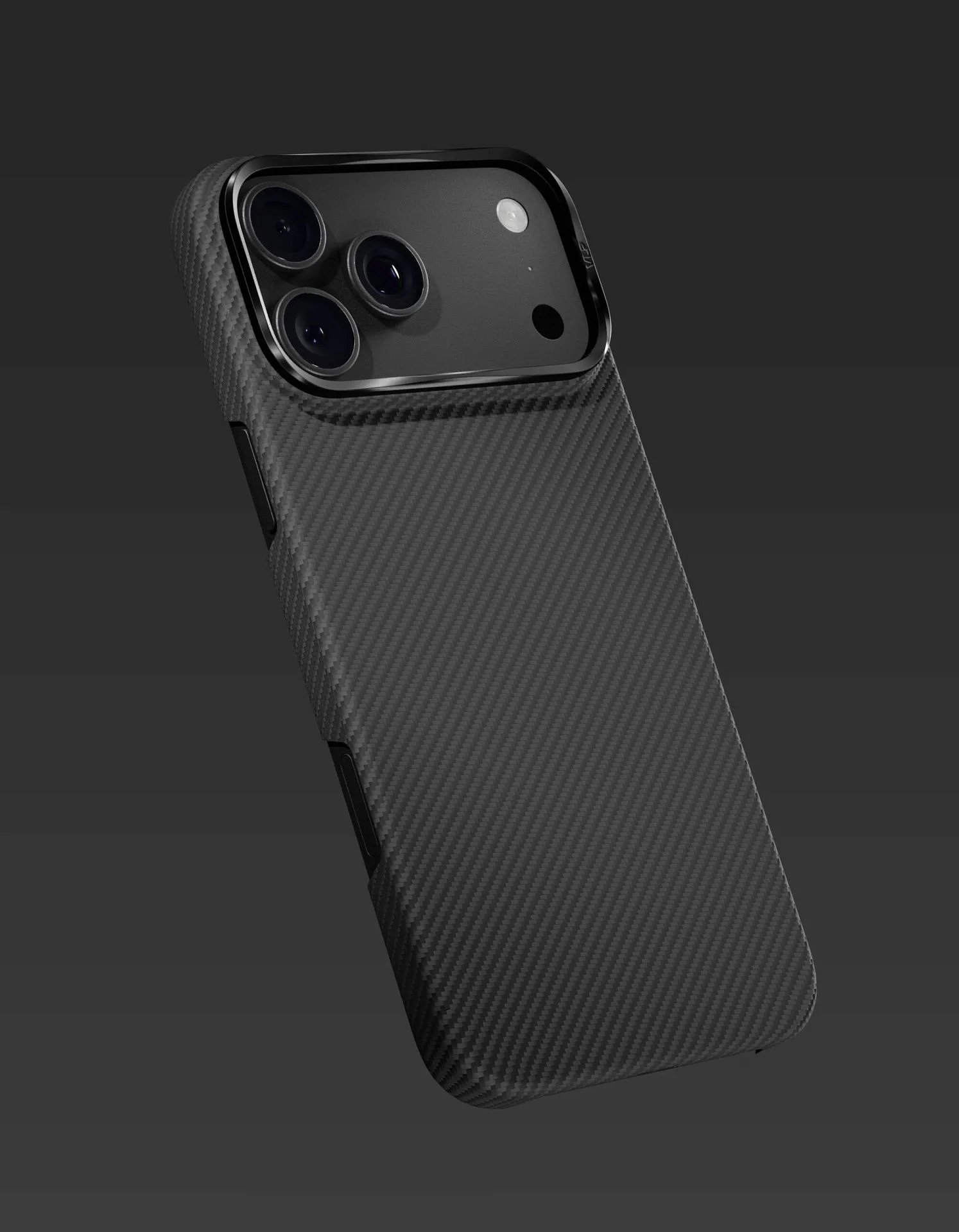 Чехол защитный VLP Kevlar Case с MagSafe для iPhone 18 Pro Max, черныйphoto1