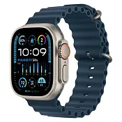 Apple Watch Ultra 2023 GPS + Cellular, 49 мм корпус из титана, ремешок Ocean синего цвета