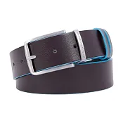 Кожаный ремень Piquadro Blue square CU6280B2/MON, коричневый/черный (двусторонний)