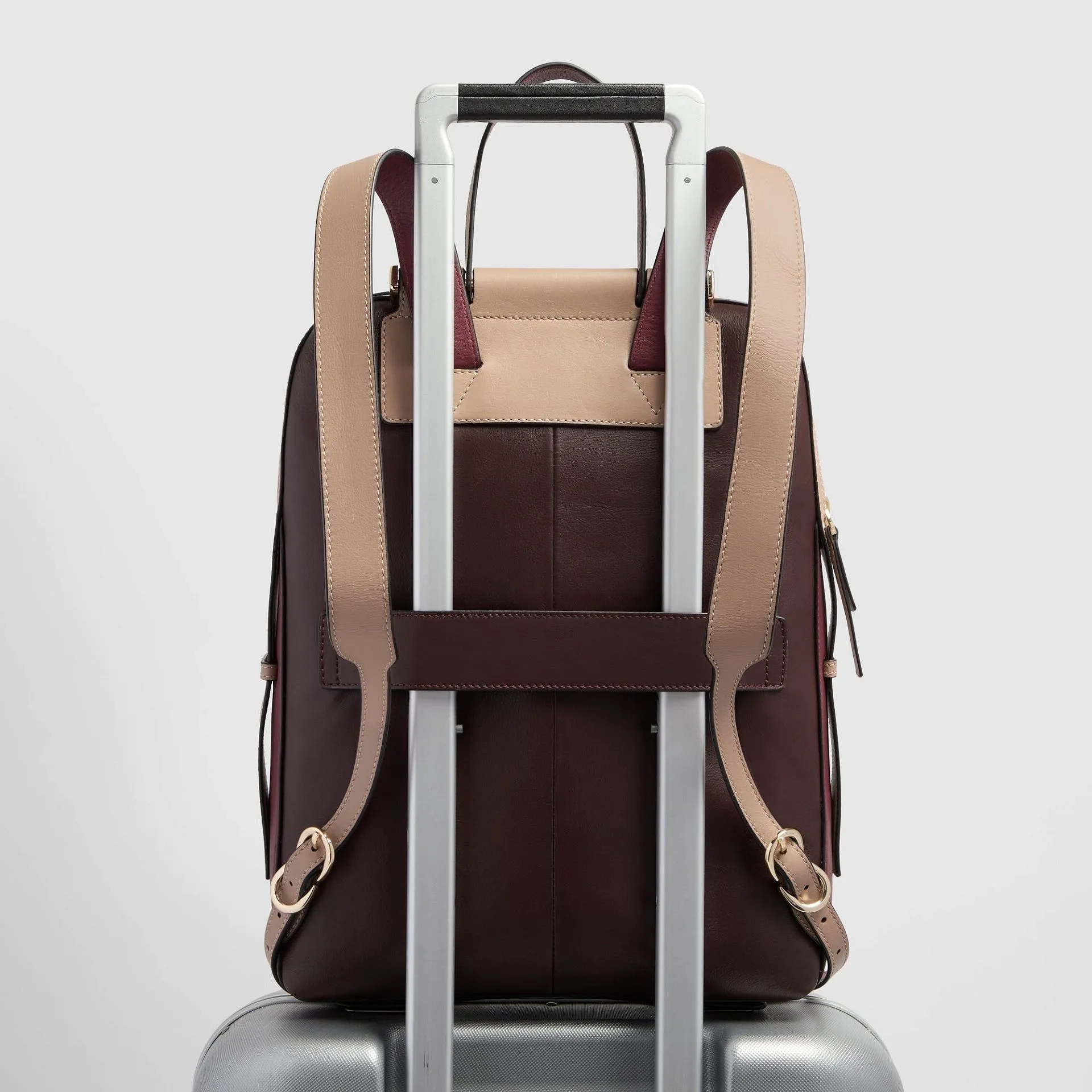 Женский кожаный рюкзак для ноутбука 14" Piquadro CA4576W92/BORO, бордовыйphoto2