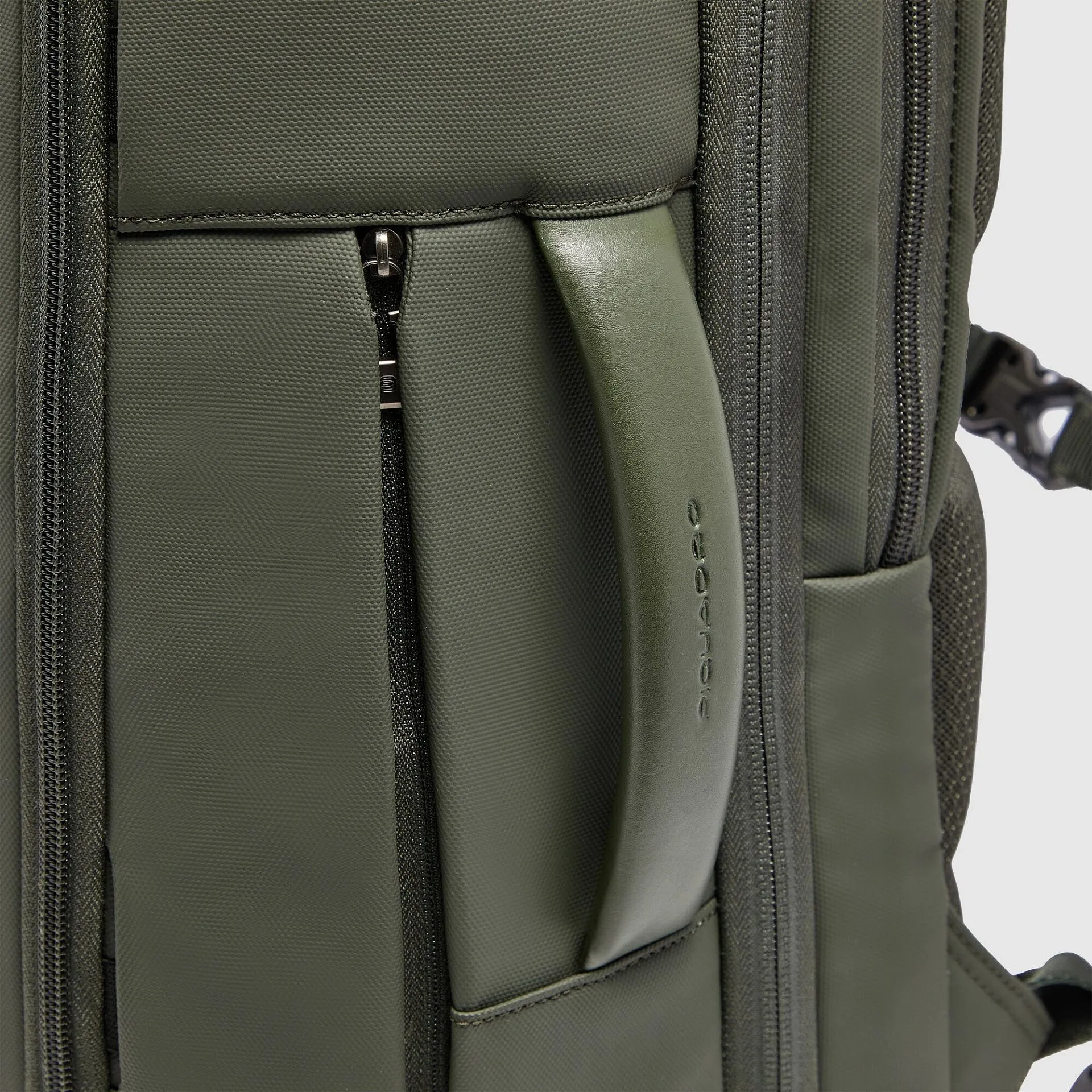 Рюкзак для ноутбука 17" со сканером отпечатка пальца Piquadro CA7405PQ6/VE, зелёныйphoto4