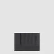 Мужское портмоне с RFID-защитой и 7 слотами для карт Piquadro PU1392W145R/N, чёрный